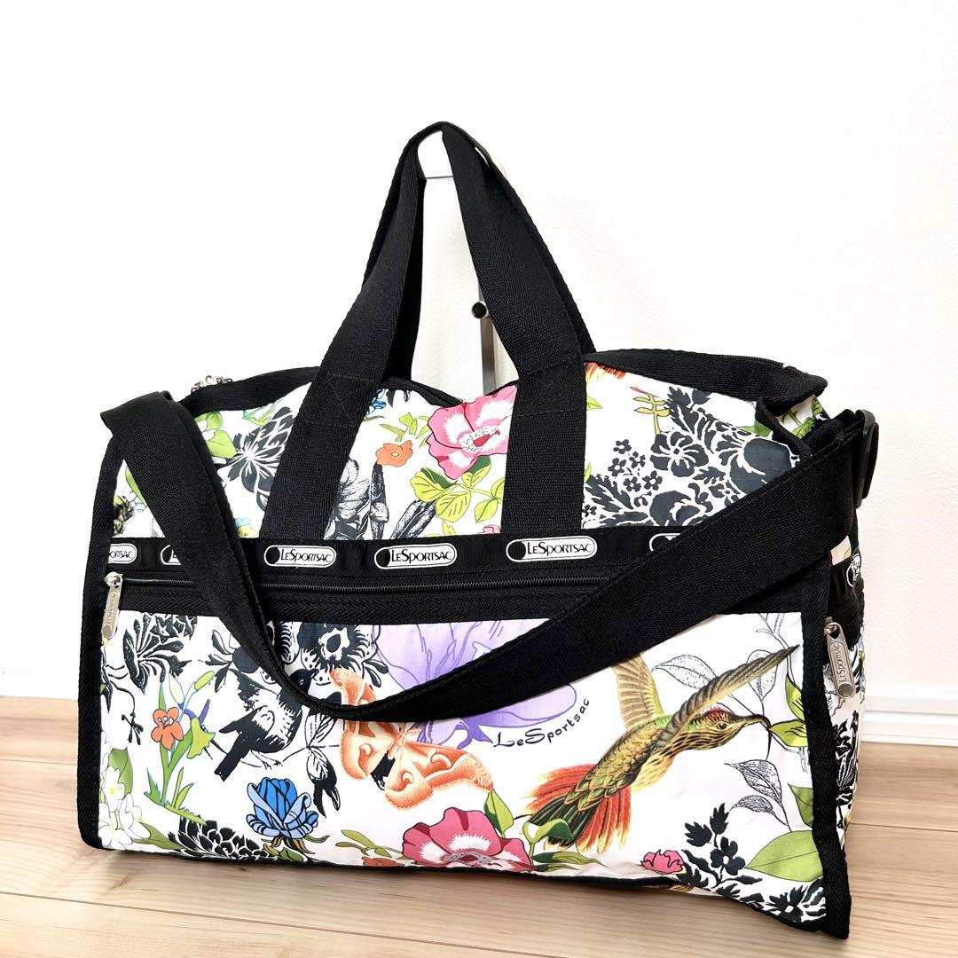 ✨極美品✨LeSportsac ボストンバッグ 2way ナイロン 花柄 ✨極美品✨LeSportsac ボストンバッグ 2way ナイロン 花柄