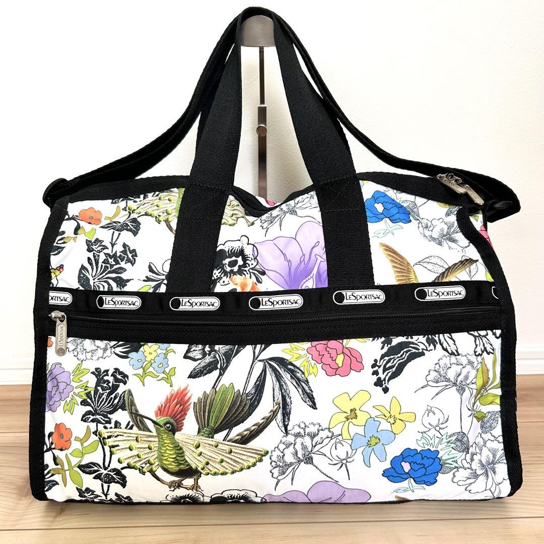 ✨極美品✨LeSportsac ボストンバッグ 2way ナイロン 花柄 ✨極美品✨LeSportsac ボストンバッグ 2way ナイロン 花柄