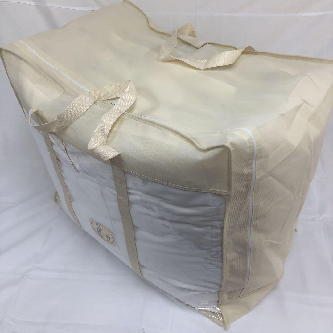 羽毛布団 ダブル ニューゴールド 白色 日本製 190×210cm 特別価格