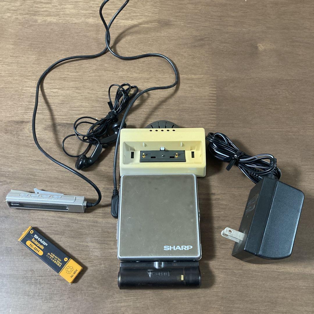 SHARP MDウォークマン MD-DR7-A ブルー 動作品