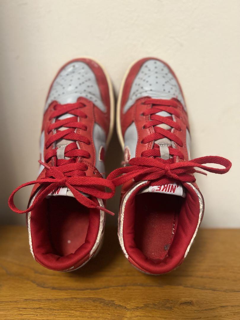 【T-ポイント5倍】 ナイキ 90s 激安 NIKE メルカリ - 赤灰 オリジナル ネバダ LOW DUNK シューズ(男性用)
