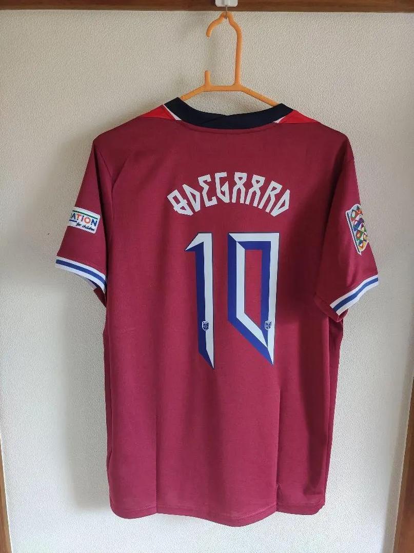 新品 24-25 ノルウェー代表ユニフォーム ホームコート 10番 ウーデゴール