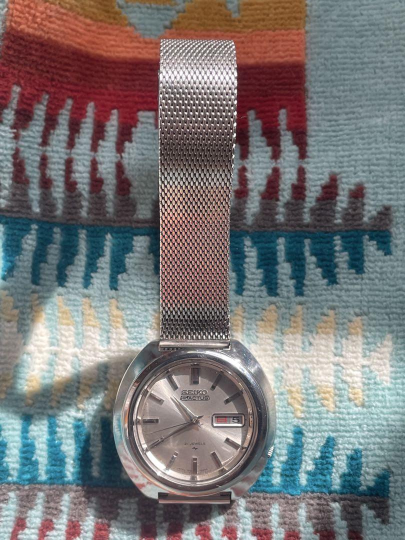 初売りSALE 美品 SEIKO5ACTUS自動巻き 21 jewels稼働中