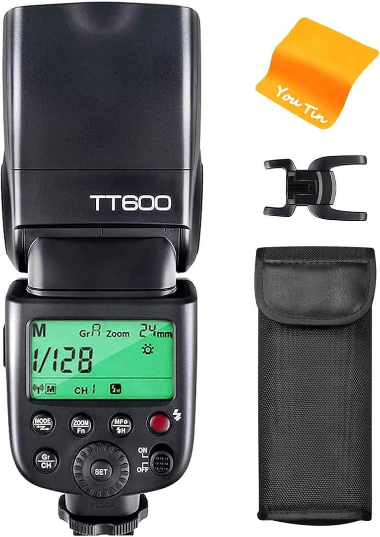 【開封済・未使用】GODOX TT600 フラッシュ スピードライト ストロボ