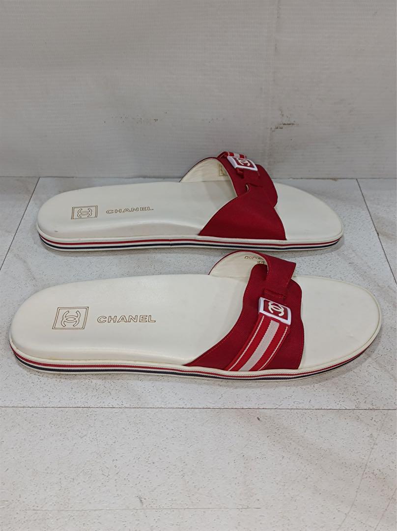 充実の品 八5337] CHANEL シャネル サンダル サイズ38(24㎝) - メルカリ 靴