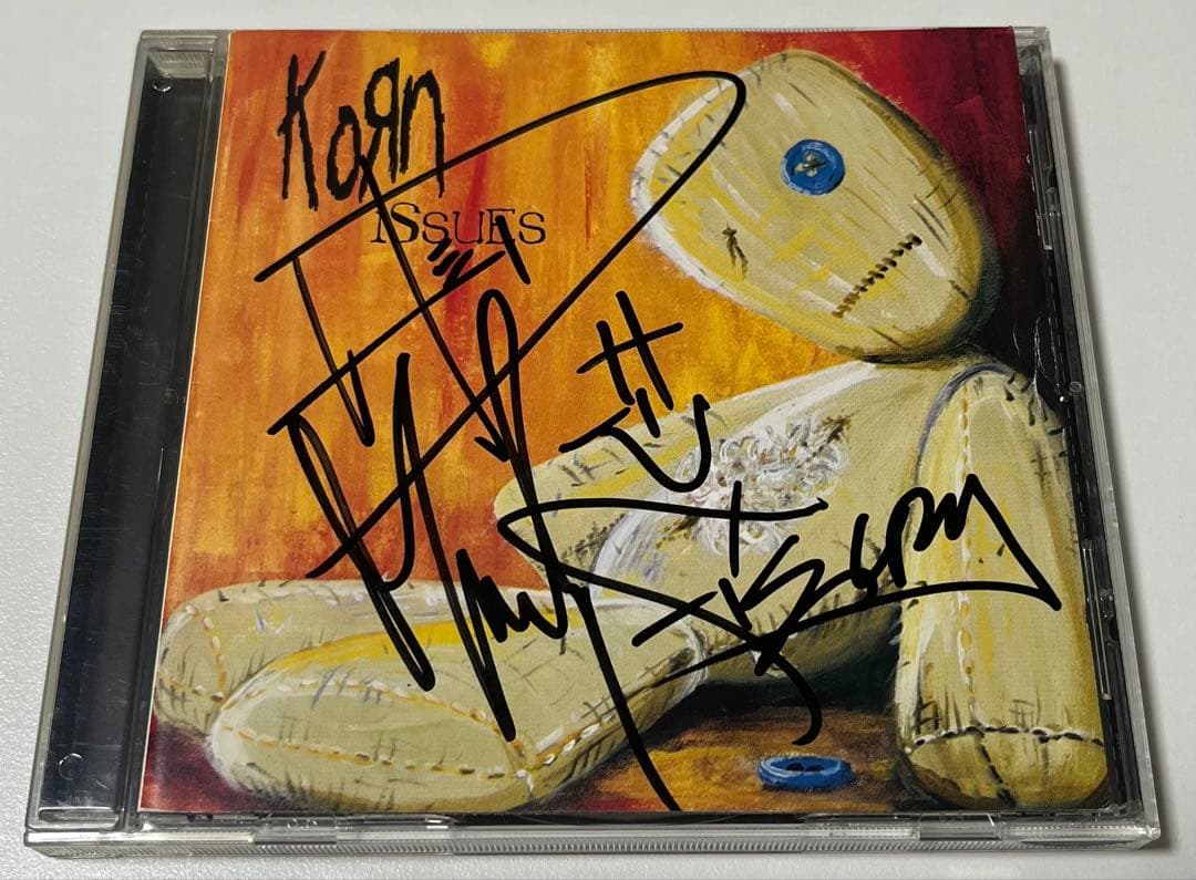 Korn Issues サイン入りCD目立った傷や汚れなし