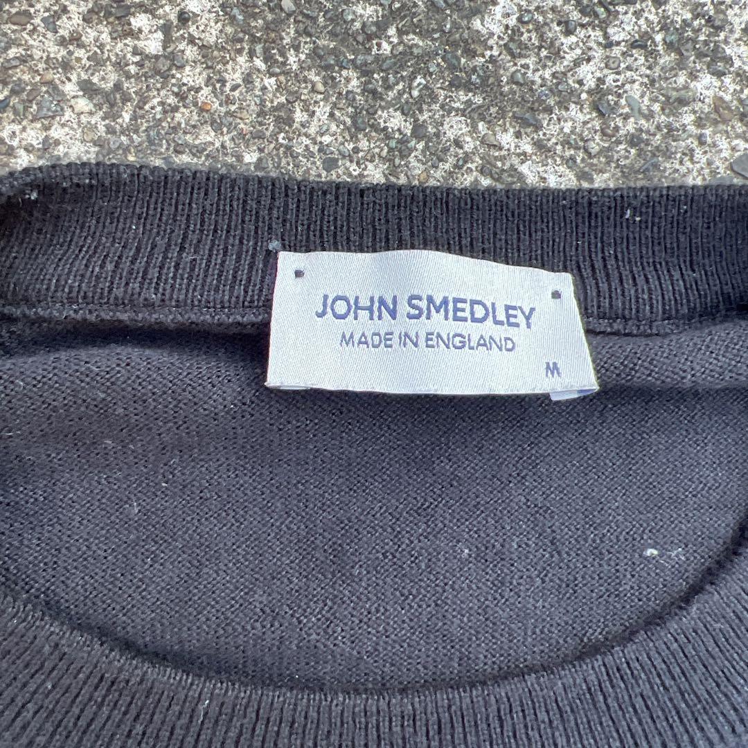 JOHN SMEDLEY クルーネックセーター M 黒