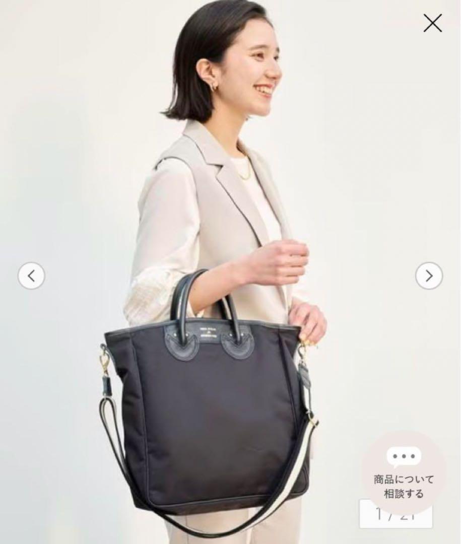 別注コラボ＊YOUNG & OLSENトートバッグ ショルダーストラップ付き