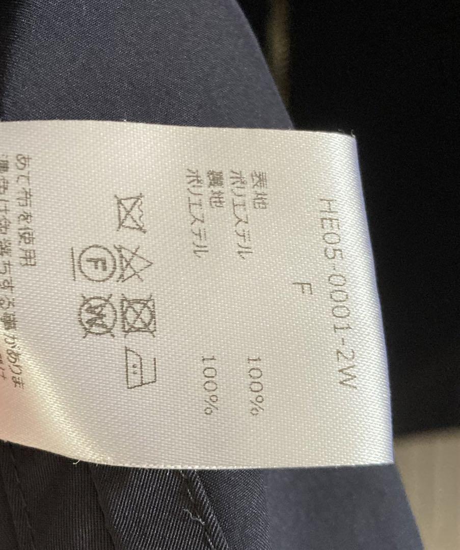 heve ネイビー バルーンスリーブ ジャケット　撥水