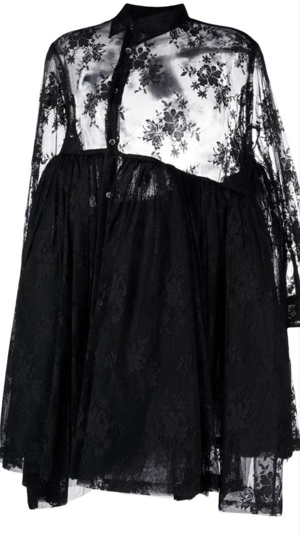 COMME des GARCONS シアーレースチュールワンピース - agedor.ma