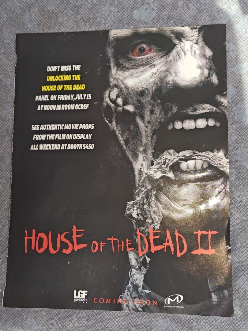 B2サイズポスター　ザ　ハウス　オブ　ザ　デッドの広告用です。 Yahoo!オークション - 非売品 ザ・ハウス・オブ・ザ・デッド 2\u00263 リタ