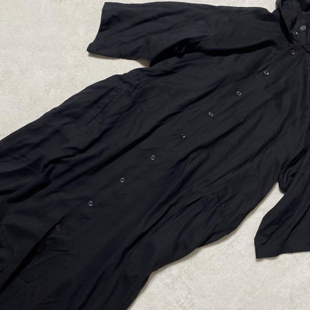 yohji yamamoto +noir フード付き ラグランスリーブデザイン