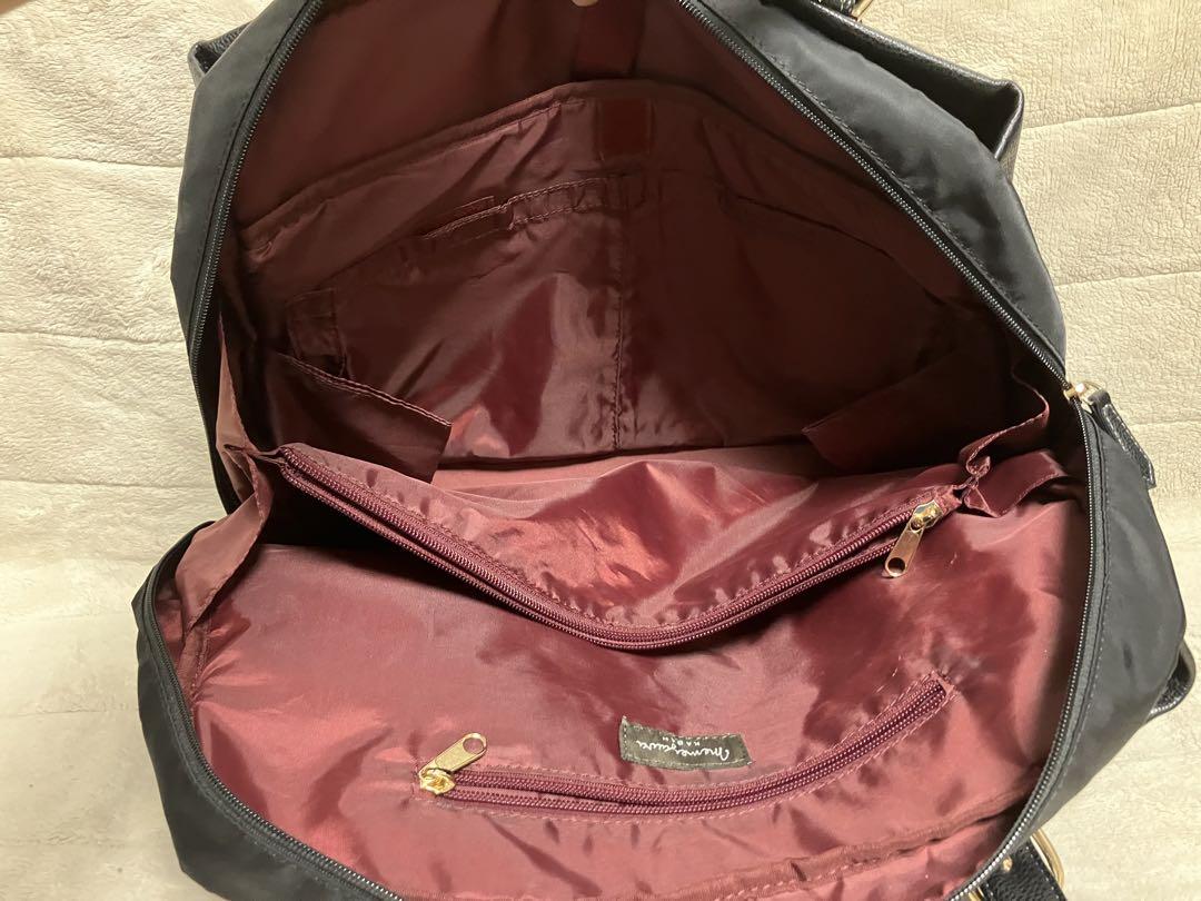 美品　目々澤カバン　2Way　ビジネス　小旅行　大容量　PC　B4収納可　軽量
