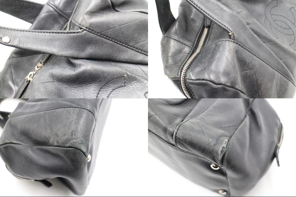 最新品在庫 CHANEL シャネル Vステッチ ミニボストンバッグ d5Xsb-m27436005530 低価高品質