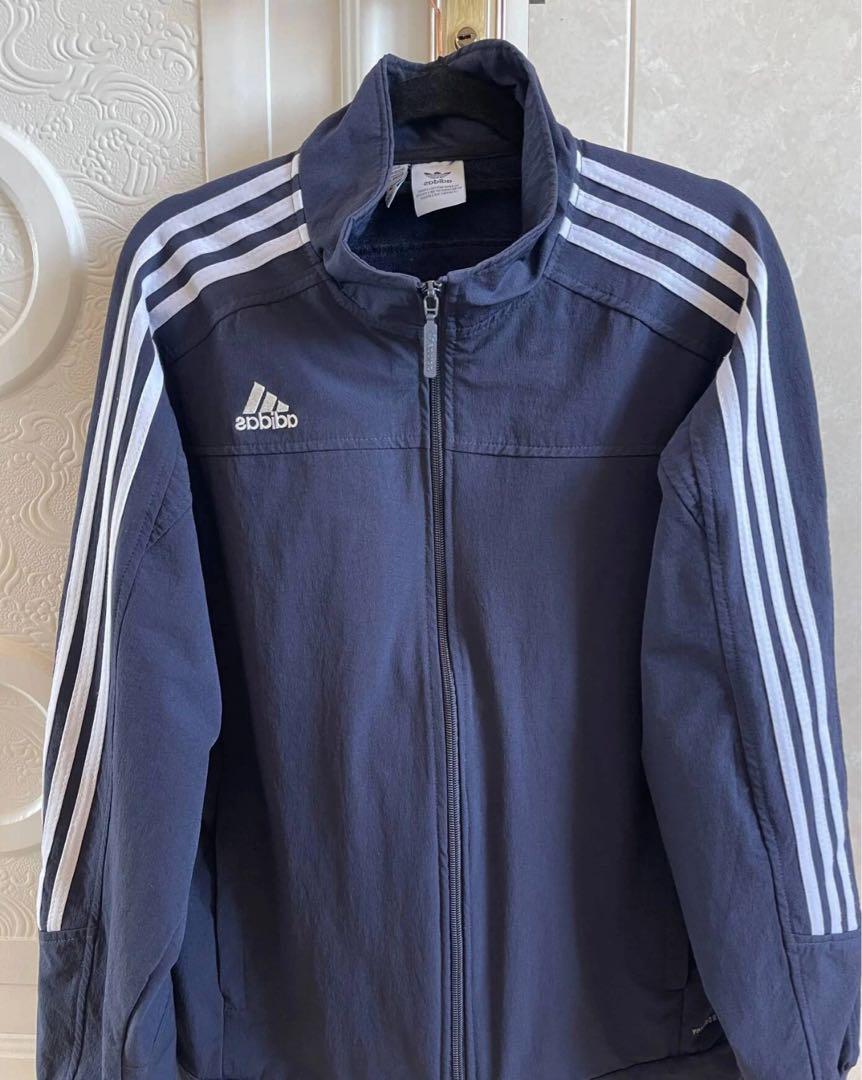 新品S Adidasトラックジャケット ブルー IK9149