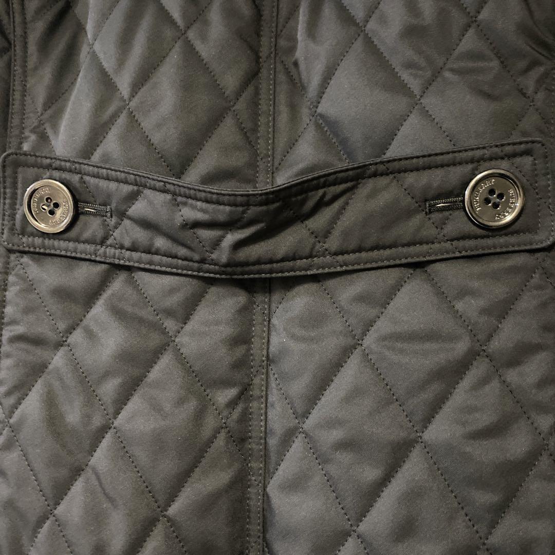 極美品　Burberry  バーバリー  フード付きキルティングコート48