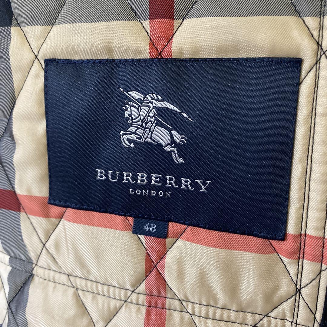 極美品　Burberry  バーバリー  フード付きキルティングコート48