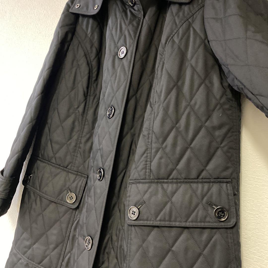 極美品　Burberry  バーバリー  フード付きキルティングコート48