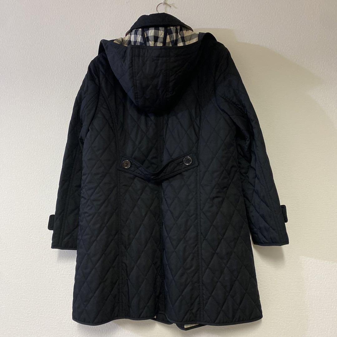 極美品　Burberry  バーバリー  フード付きキルティングコート48