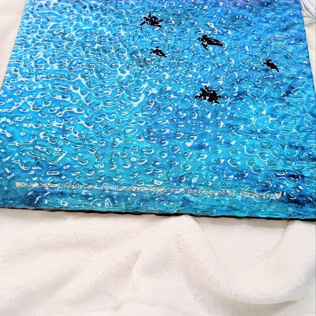 レジンアート 凹凸 海 水面アート No1
