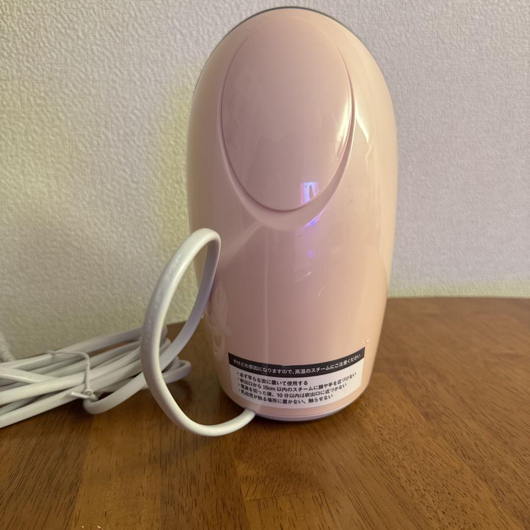 新品 フェスティノ フェイシャル クレンジング ナノスチーマー　ピンク