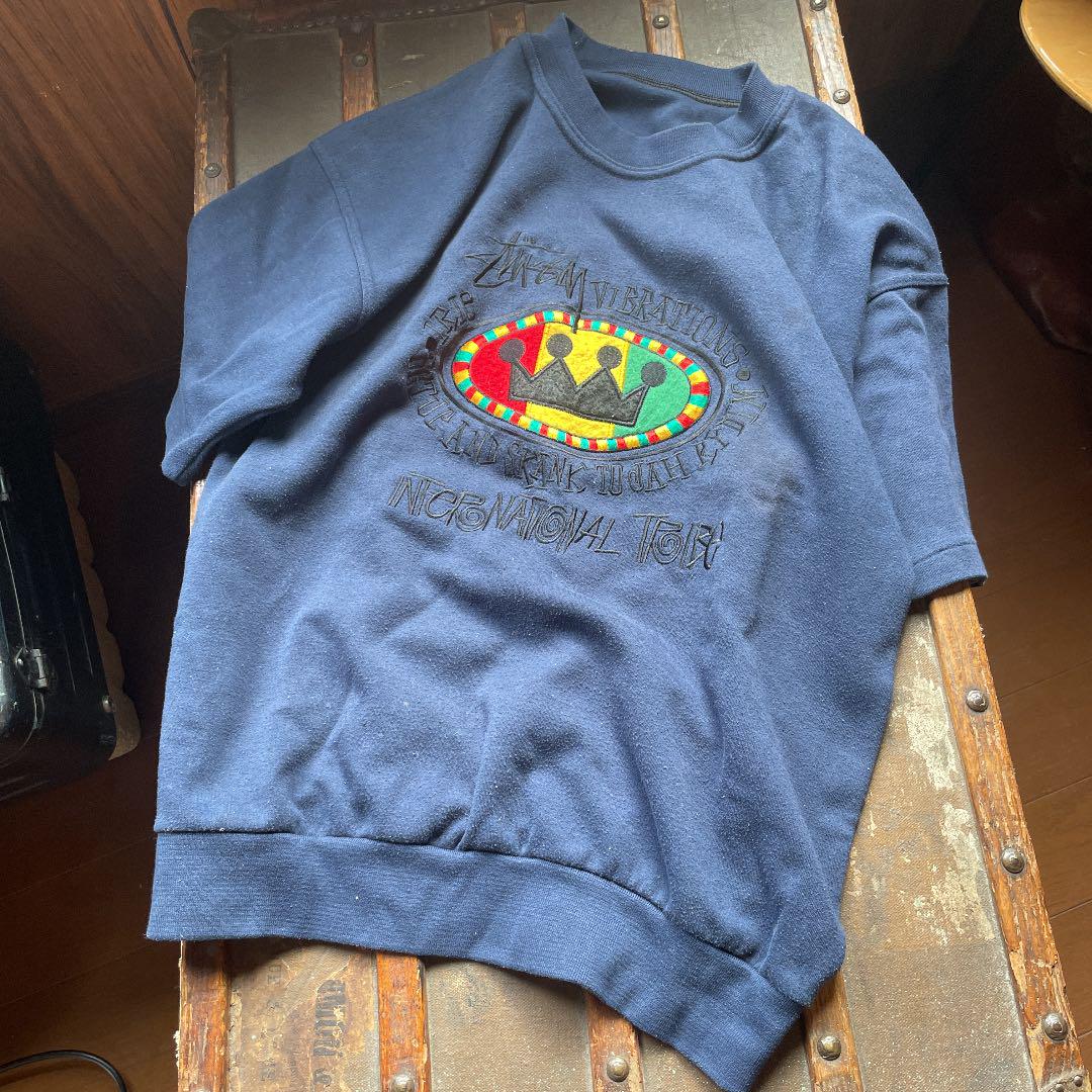 old stussy半袖スウェット