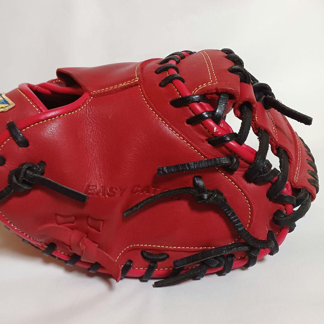 Wilson ウィルソン キャッチャーミット EASY CATCH 一般軟式 赤