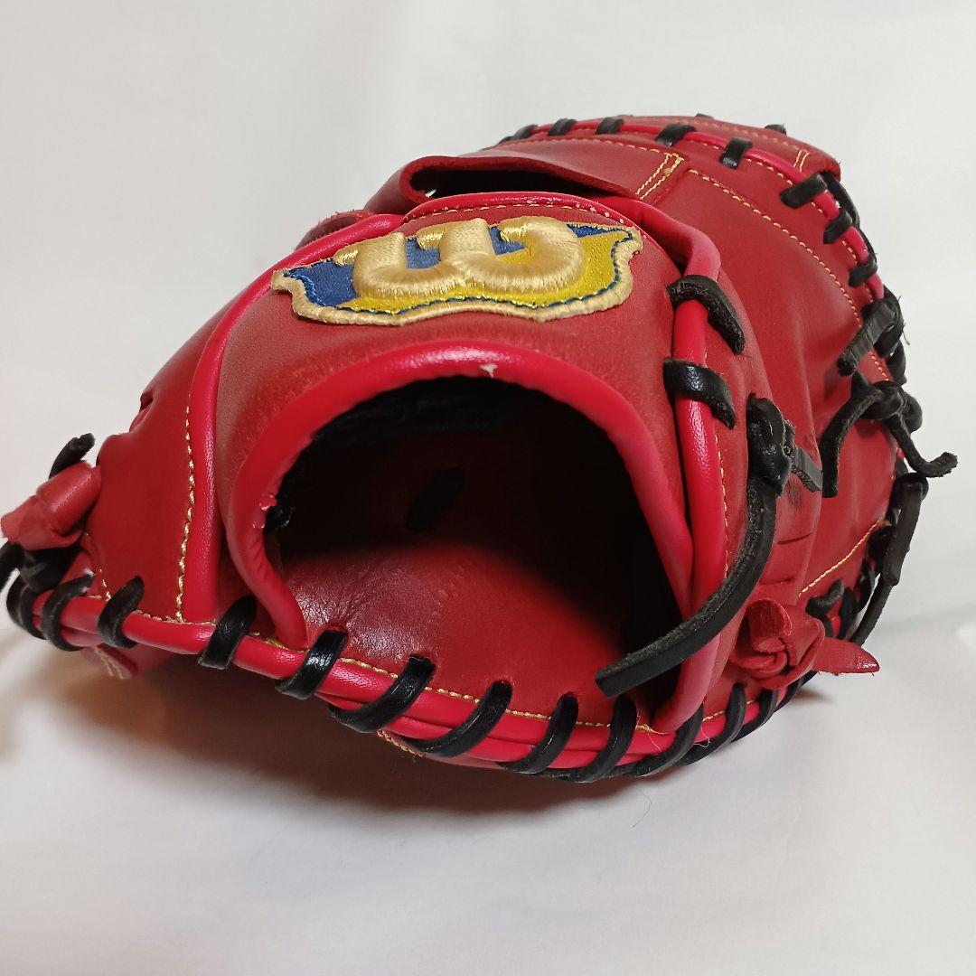 Wilson ウィルソン キャッチャーミット EASY CATCH 一般軟式 赤