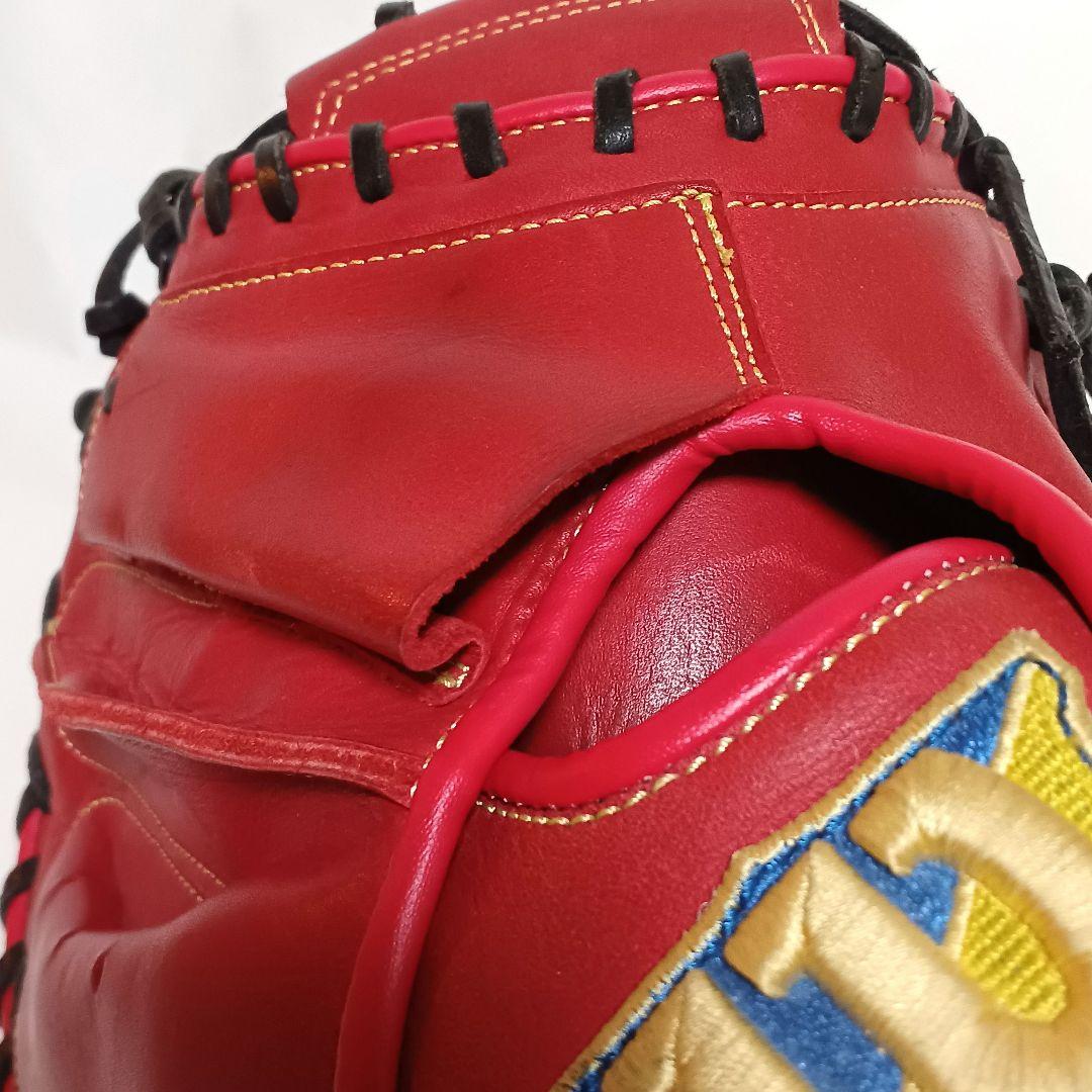 Wilson ウィルソン キャッチャーミット EASY CATCH 一般軟式 赤