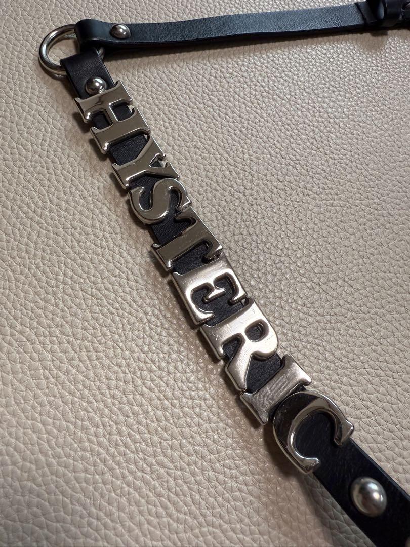 HYSTERIC GLAMOUR レザーベルト ブラック　ヒステリックグラマー