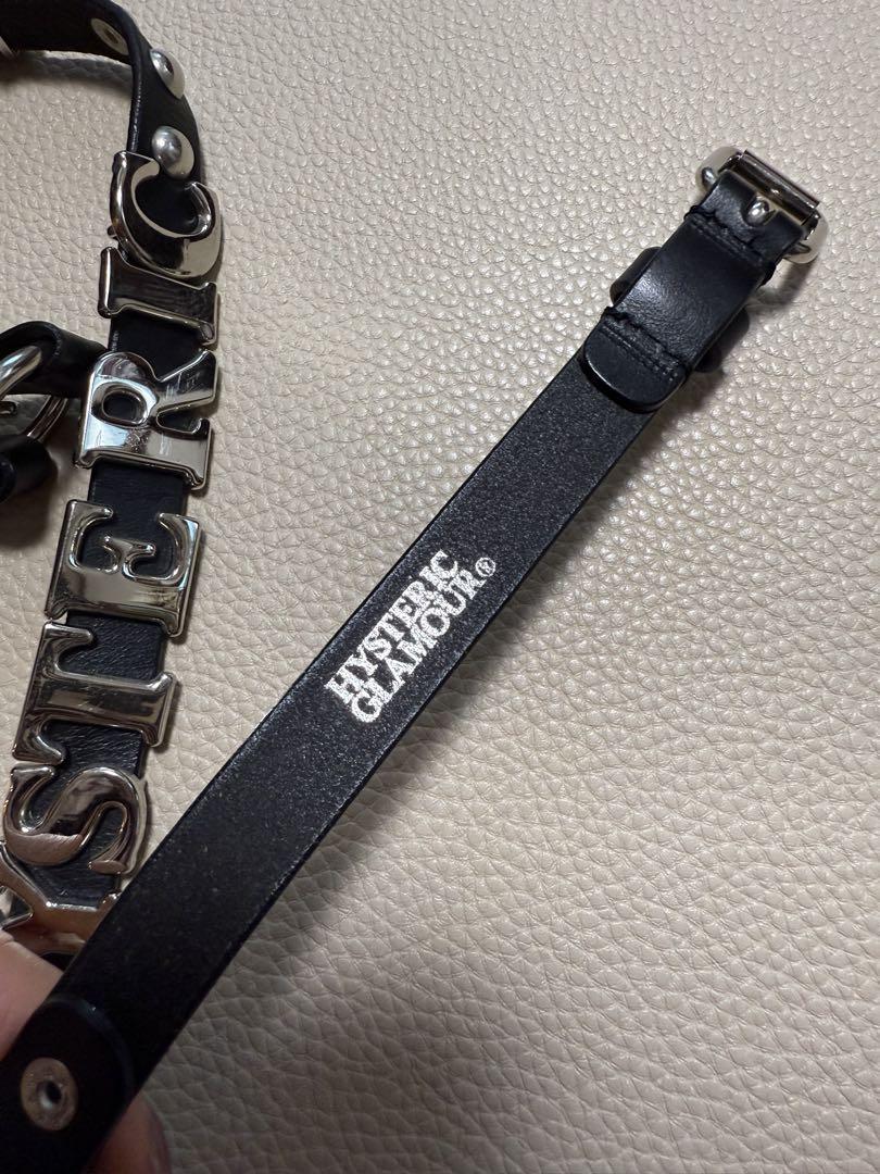 HYSTERIC GLAMOUR レザーベルト ブラック　ヒステリックグラマー