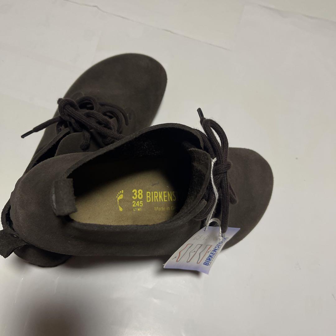 希少 BIRKENSTOCK Dundeeフェルト ブーツ モカ24.5cm