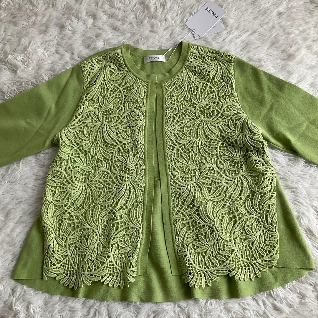 おややん様ご予約品　　　未使用☆タグ付き☆PINORE☆レースボレロカーディガン おややん様ご予約品 未使用☆タグ付き☆PINORE☆レースボレロ