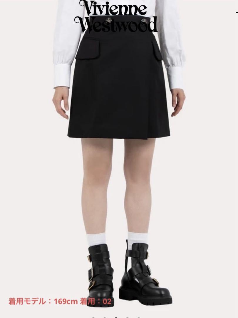 新品タグ付『即完売品』S/S 25 ウールギャババックプリーツミニ