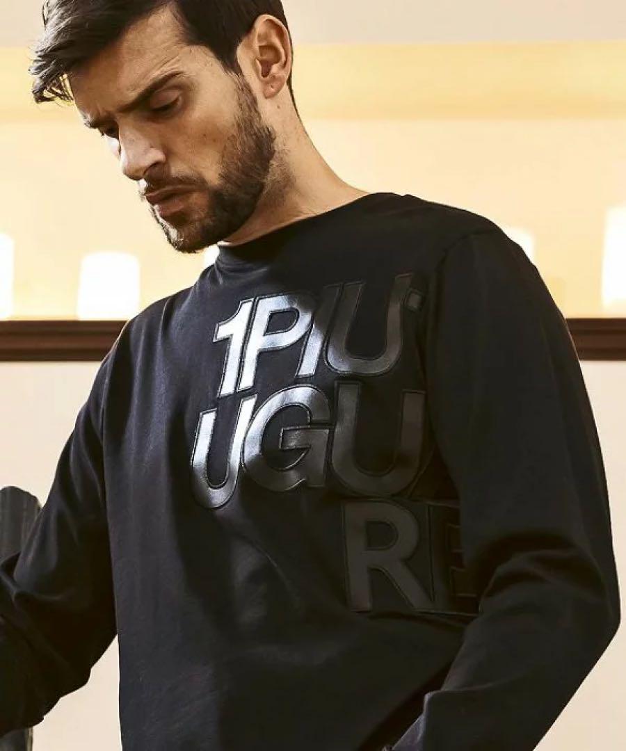 【新品】ウノピゥウノウグァーレトレ tシャツ 長袖 ロンT  ブランド 黒