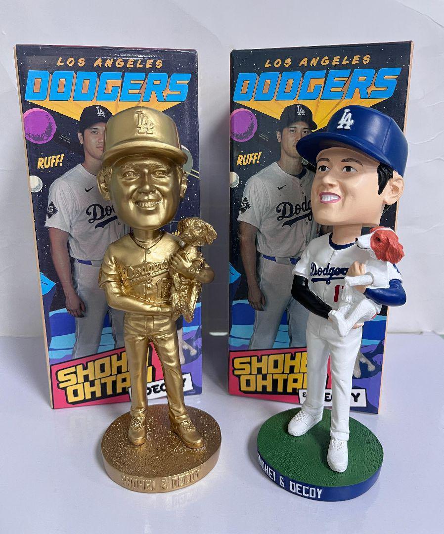 限定品金色 大谷翔平 デコピン バブルヘッド +大谷翔平 デコピン ボブルヘッド