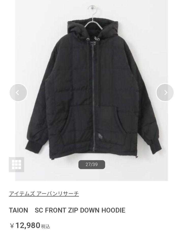 未使用★TAIONダウンパーカーＭサイズ
