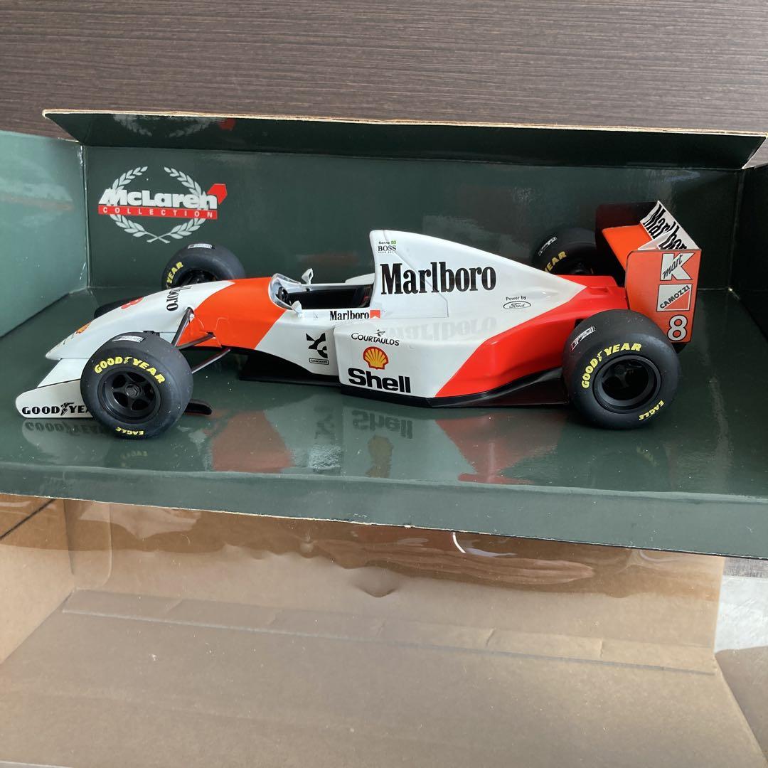 ミニカー Marlboro McLaren MP4/8 FORD HB D7 1/18