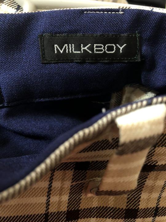 お買い得新品 milkboy チェック パンツ バーバリー 2xhpR-m27450621525 adolescence pants 最安値2022