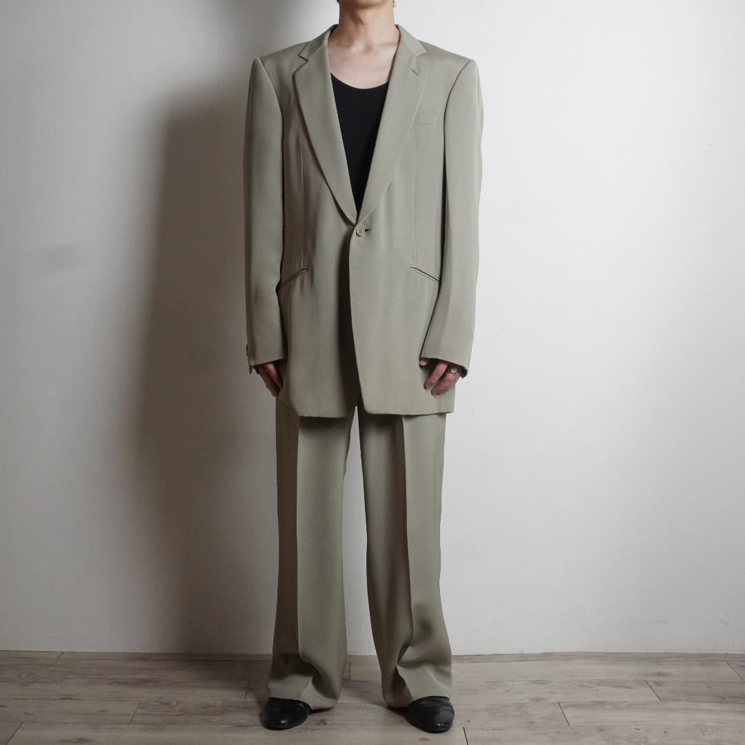 GIORGIO ARMANI シルク100% セットスーツ ベージュ/UW351