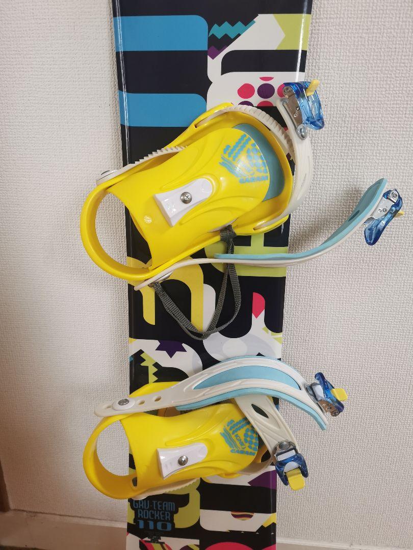 BURTON キッズ スノーボード 100cm ブーツ 3点セット ケース付き