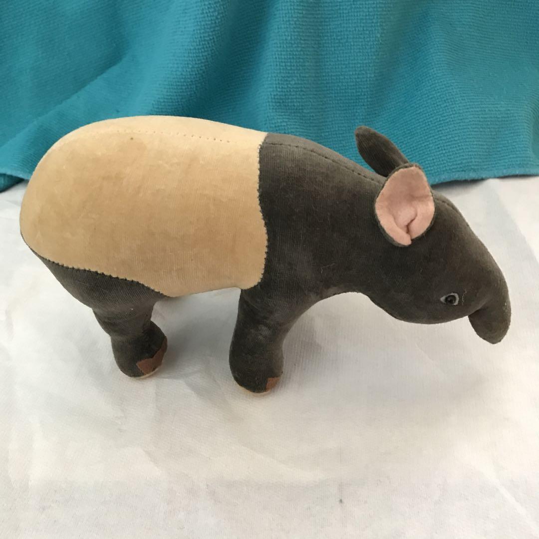 昭和レトロ　ヴィンテージ　東京動物園協会　おがくず人形　5コセット　中古品 昭和レトロ ヴィンテージ 東京動物園協会 おがくず人形 5