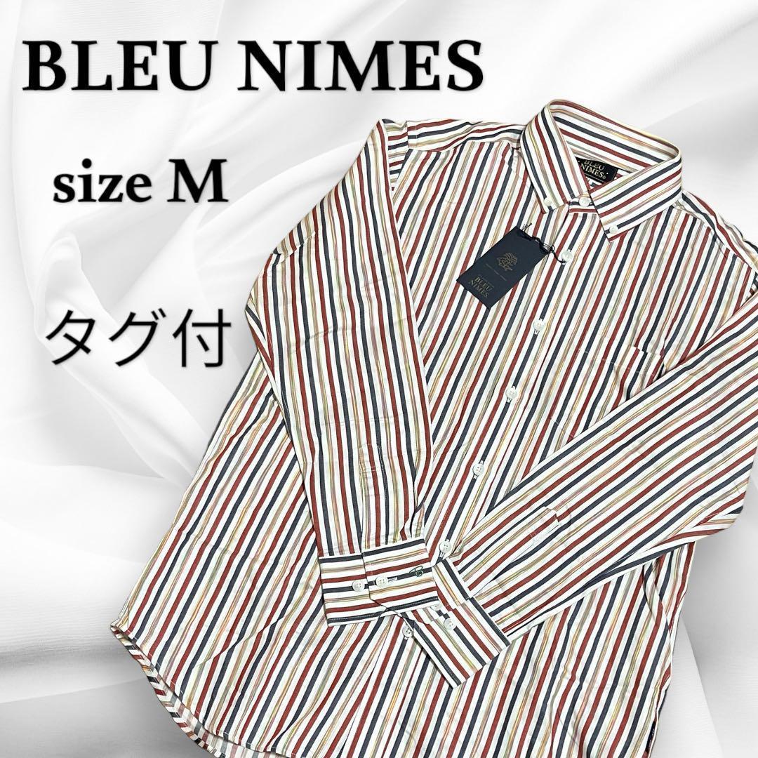 ★ タグ付 BLEU NIMES ブルーニーム シャツ M 定価¥22000 トップス ★ タグ付 BLEU NIMES ブルーニーム シャツ M 定価¥22000 トップス