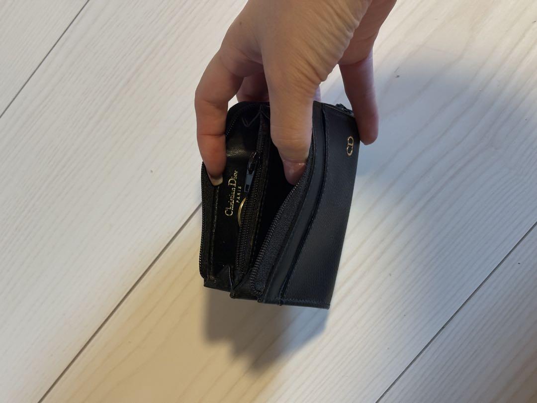 Christian Dior ブラック レザー キーケース