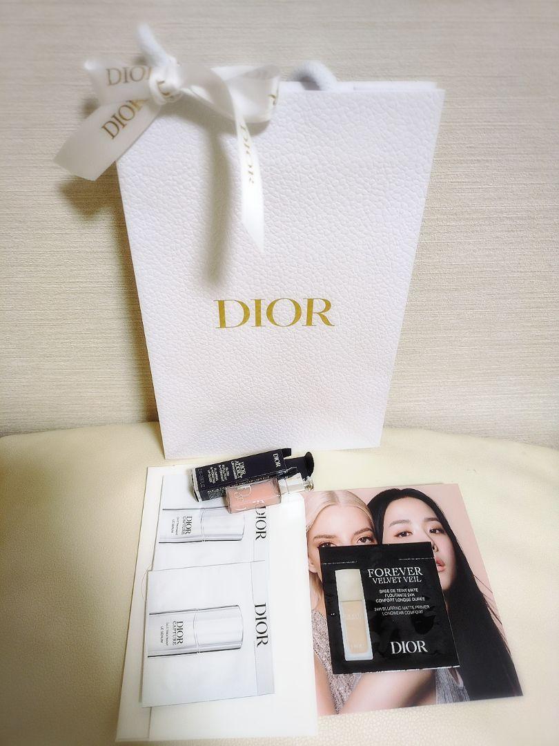 DIORFOREVERSKINGLOW&GLOWVEIL サンプル+ショッパー付 DIORFOREVERSKINGLOW&GLOWVEIL サンプル+ショッパー付