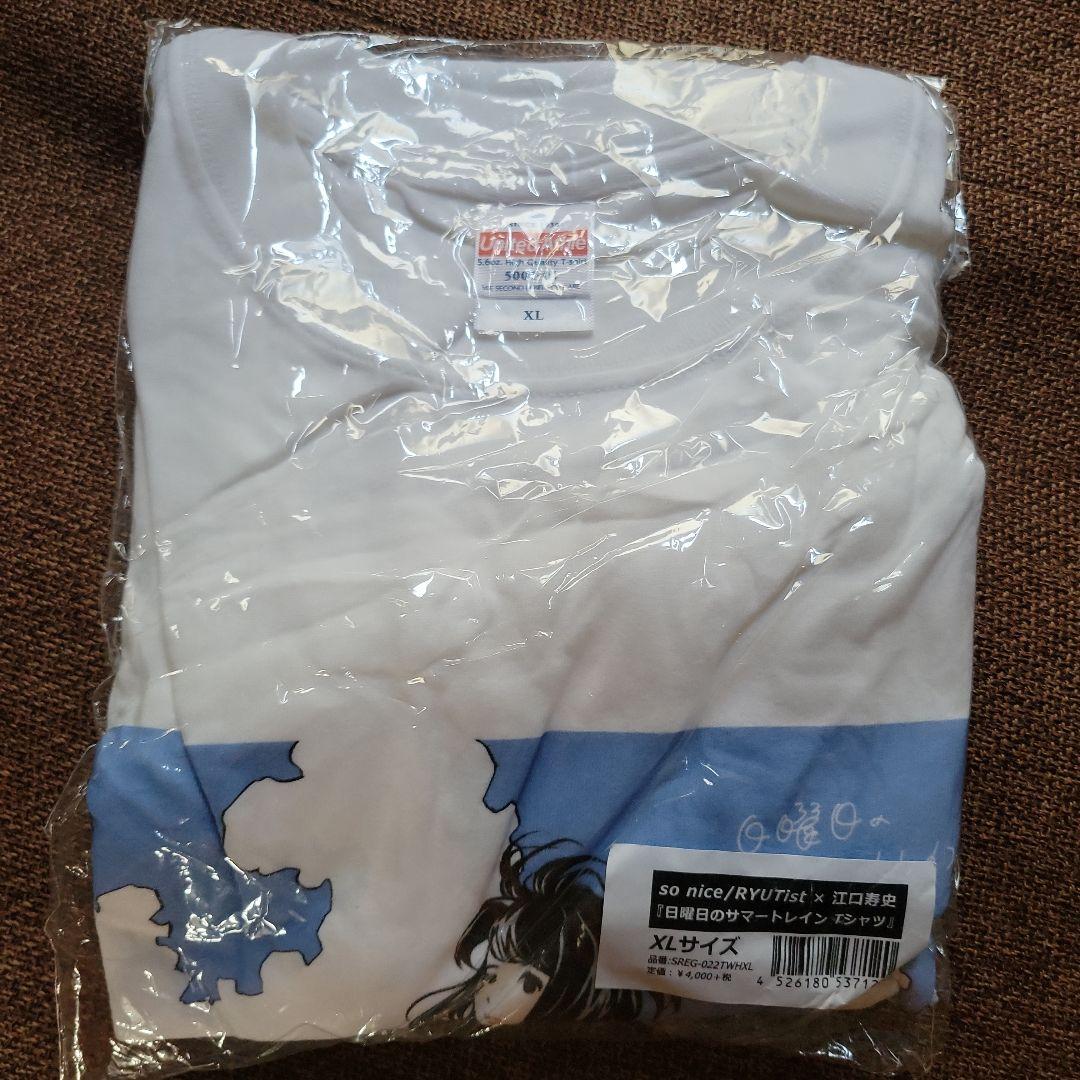 so nice/RYUTist 江口寿史　日曜日のサマートレイン　バンドTシャツ