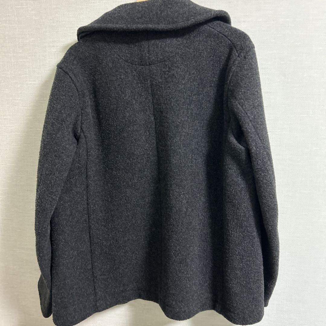 DANTON ウールコート くるみボタン 42 グレー