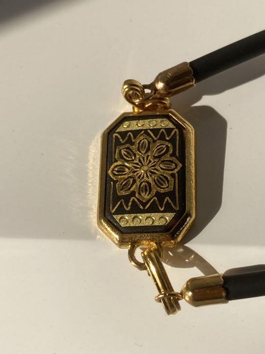 ブレス】ダマスキナード 花ブレス 金工細工 象嵌 60'sスペイン