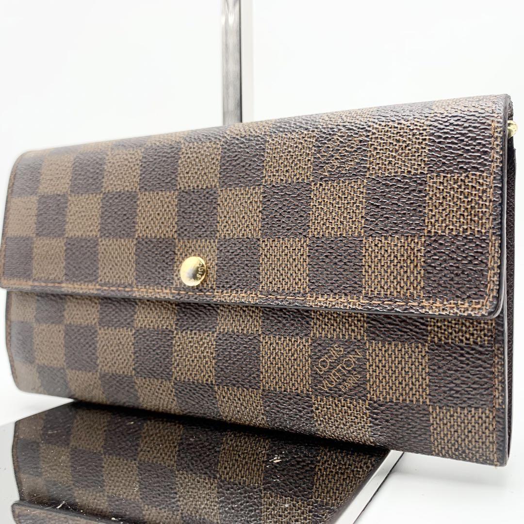 LOUIS VUITTON ルイヴィトン ダミエ ポルトフォイユ・サラ 長財布