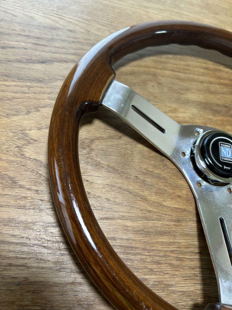 ナルディ 正規品 36パイ コンペティション ウッド ステアリング NARDI 画像3